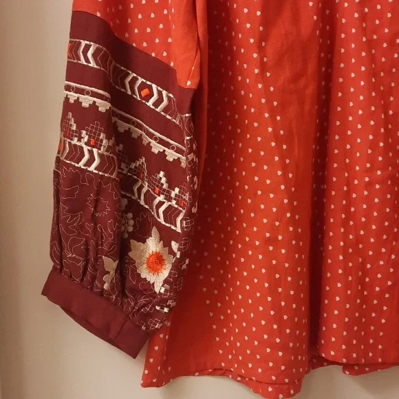 NWT, Anthropologie Vineet Bahl Nora Embroidered Tunic - Picture 4 of 16